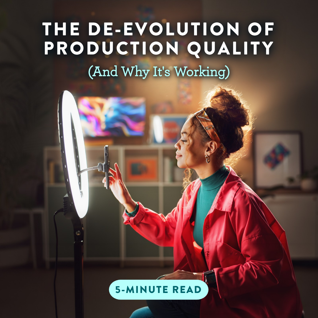 Why Low Production Value Works on Social Media - Strive Creative