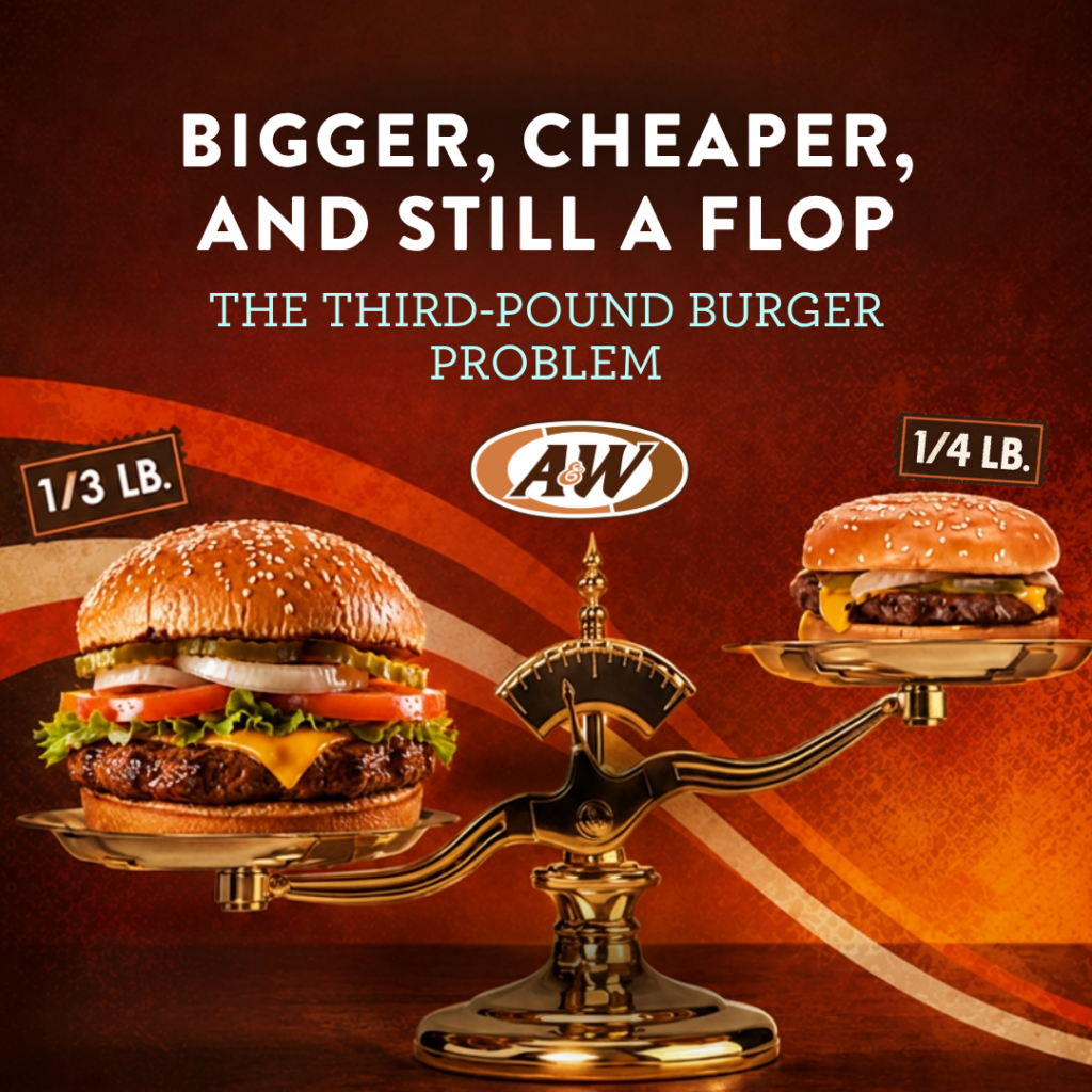 A&W 1/3lb Burger: A Marketing Lesson in Making Value Obvious - Strive Creative